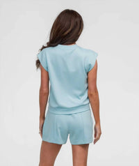 Southern Shirt Company - Astroknit V Neck Short Sleeve Top