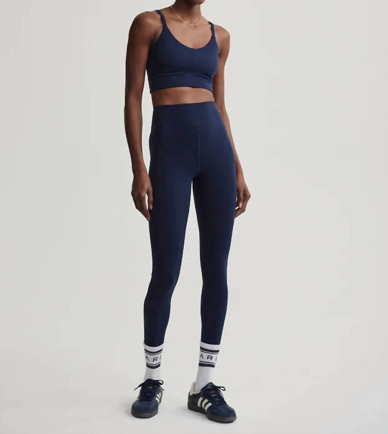 VARLEY Shape High Pocket Legging in dark sapphire 1 - women's pants - detail view