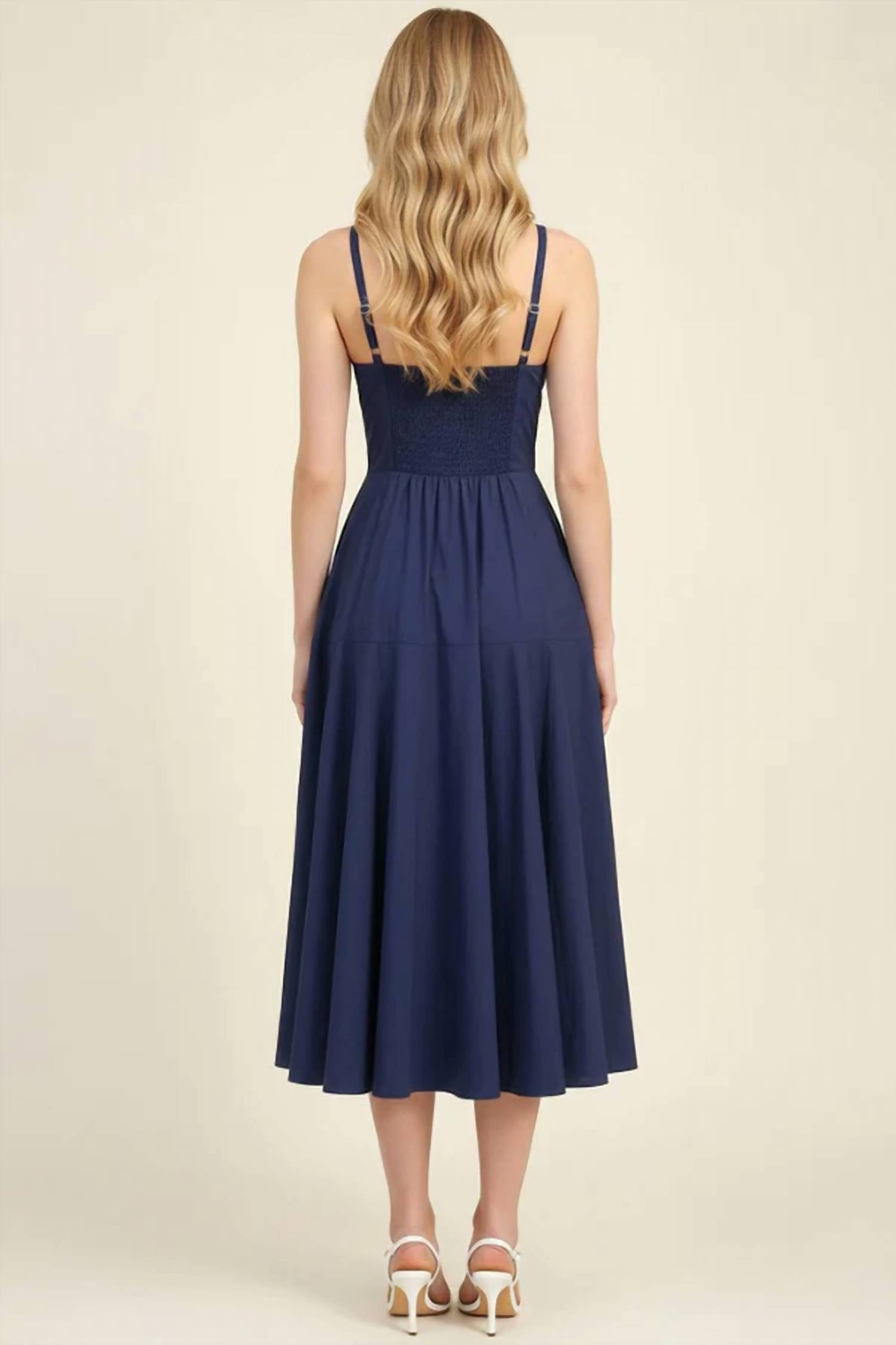 Pinch - Halter Neck A-Line Midi Dress