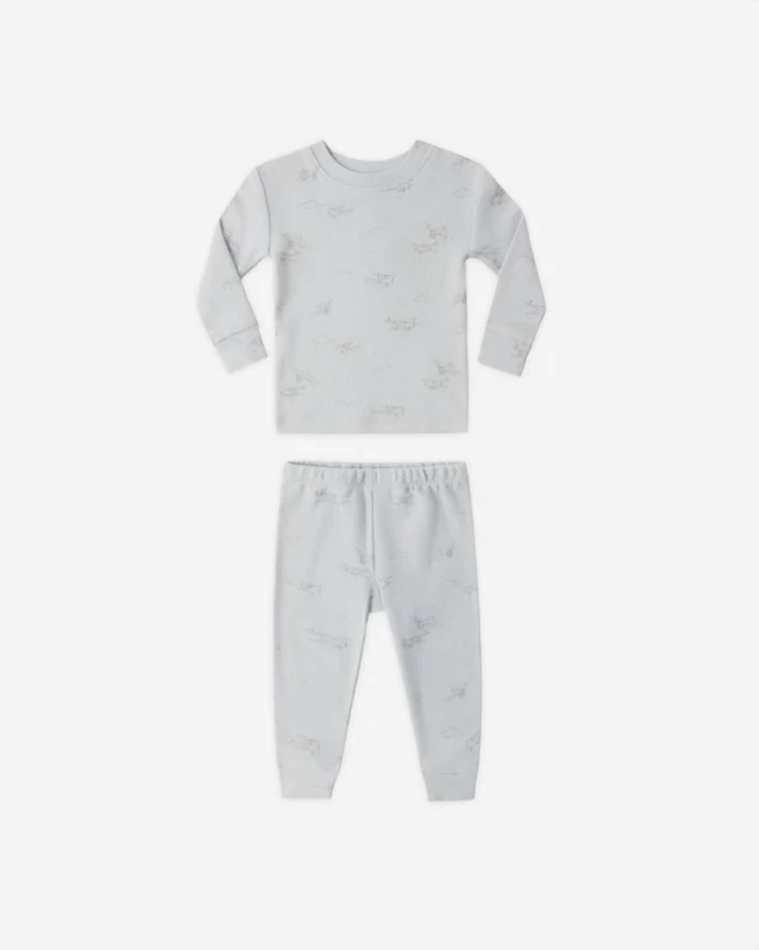 Quincy Mae - Baby Boys Jersey Pajama Set