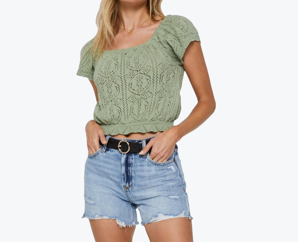 Another Love - American Honey Cropped Top