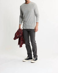 JACHS NEW YORK Brawny Flannel Shirt & Thermal Long Sleeve Tee - 2-pack in red brawny flannel - men's long sleeve top - view 4