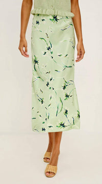 Rails Anya Midi Skirt in mint linnea - women's skirt