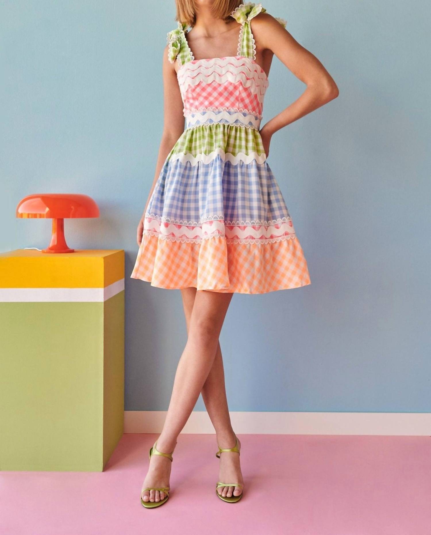 Celia B - Vichy Gingham Dress