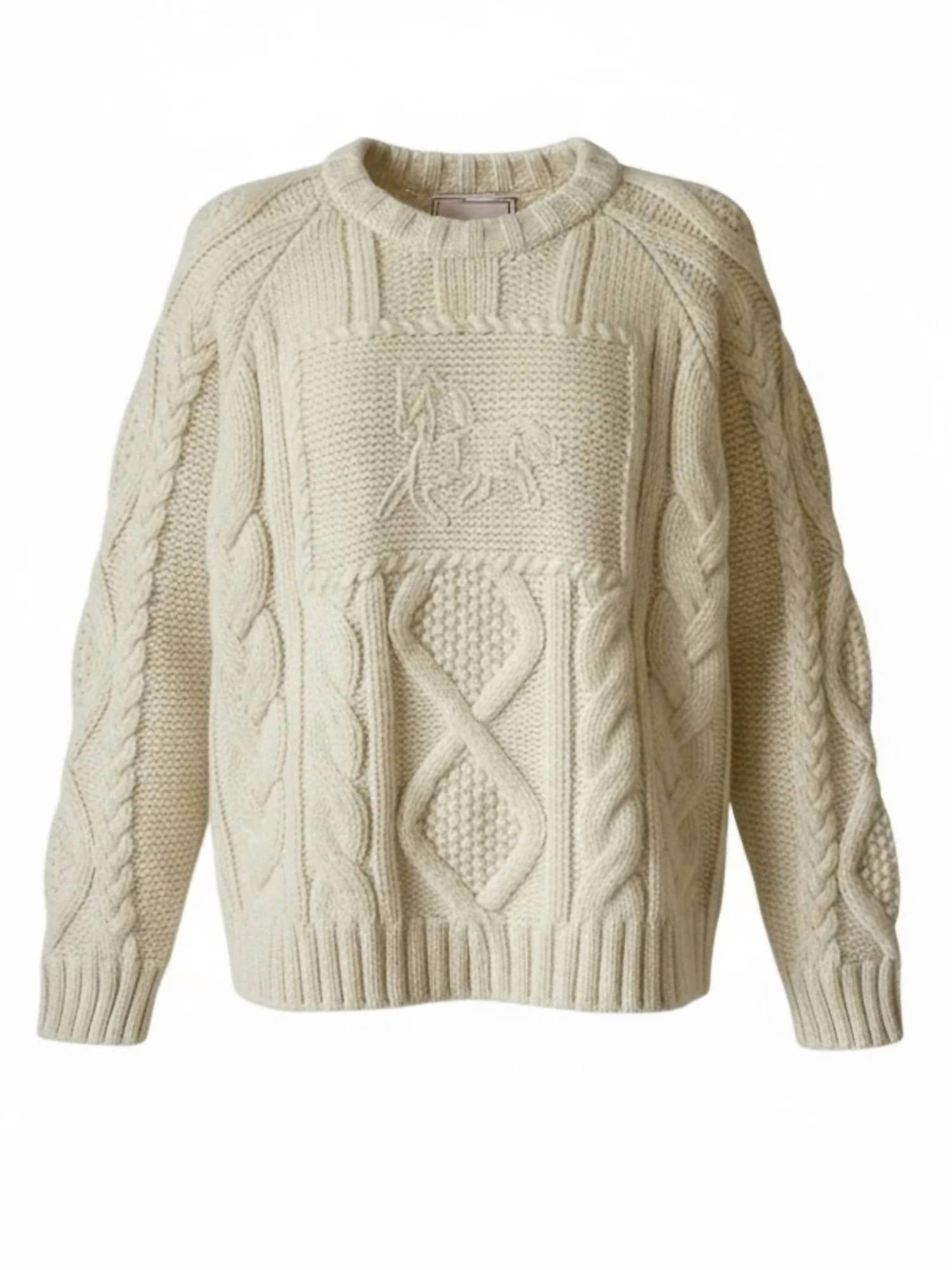 Lingua Franca - Bjorn Equestrian Crewneck Sweater