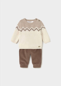 Mayoral - Boy's Sweater And Corduroy Pant Set