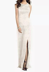 Dessy - Metallic Trumpet Gown