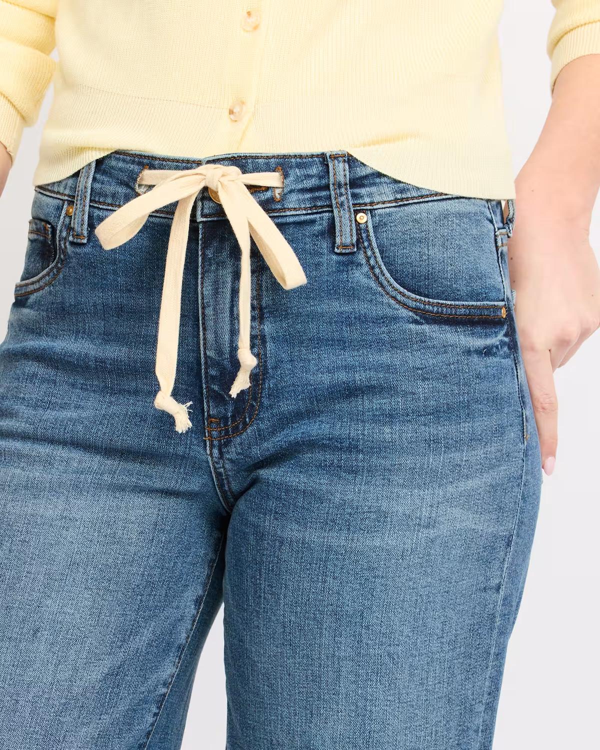Kut From The Kloth - Maya High Rise Wide Leg Drawcord Jeans