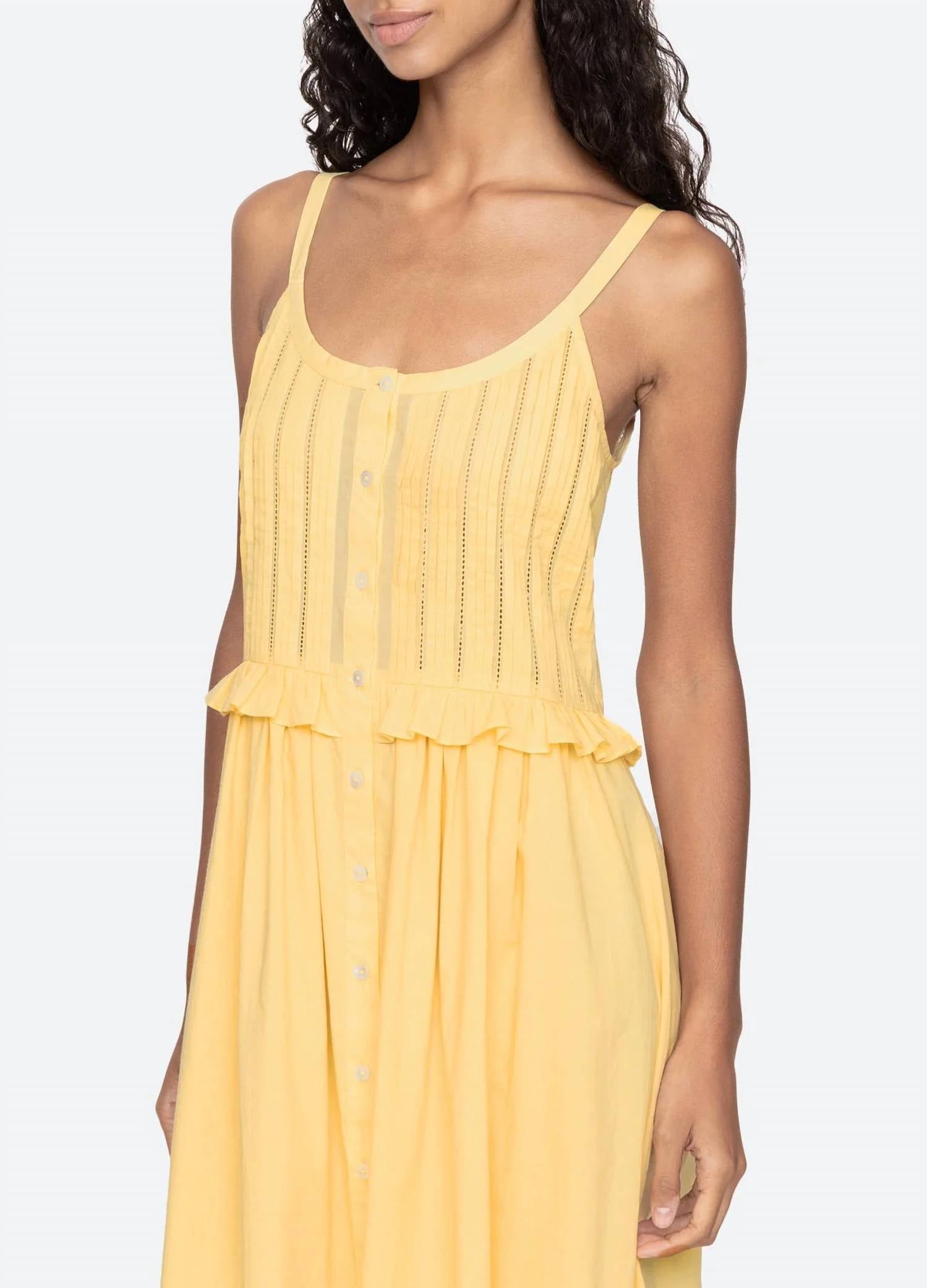 Sea - Alberte Solid Tank Dress