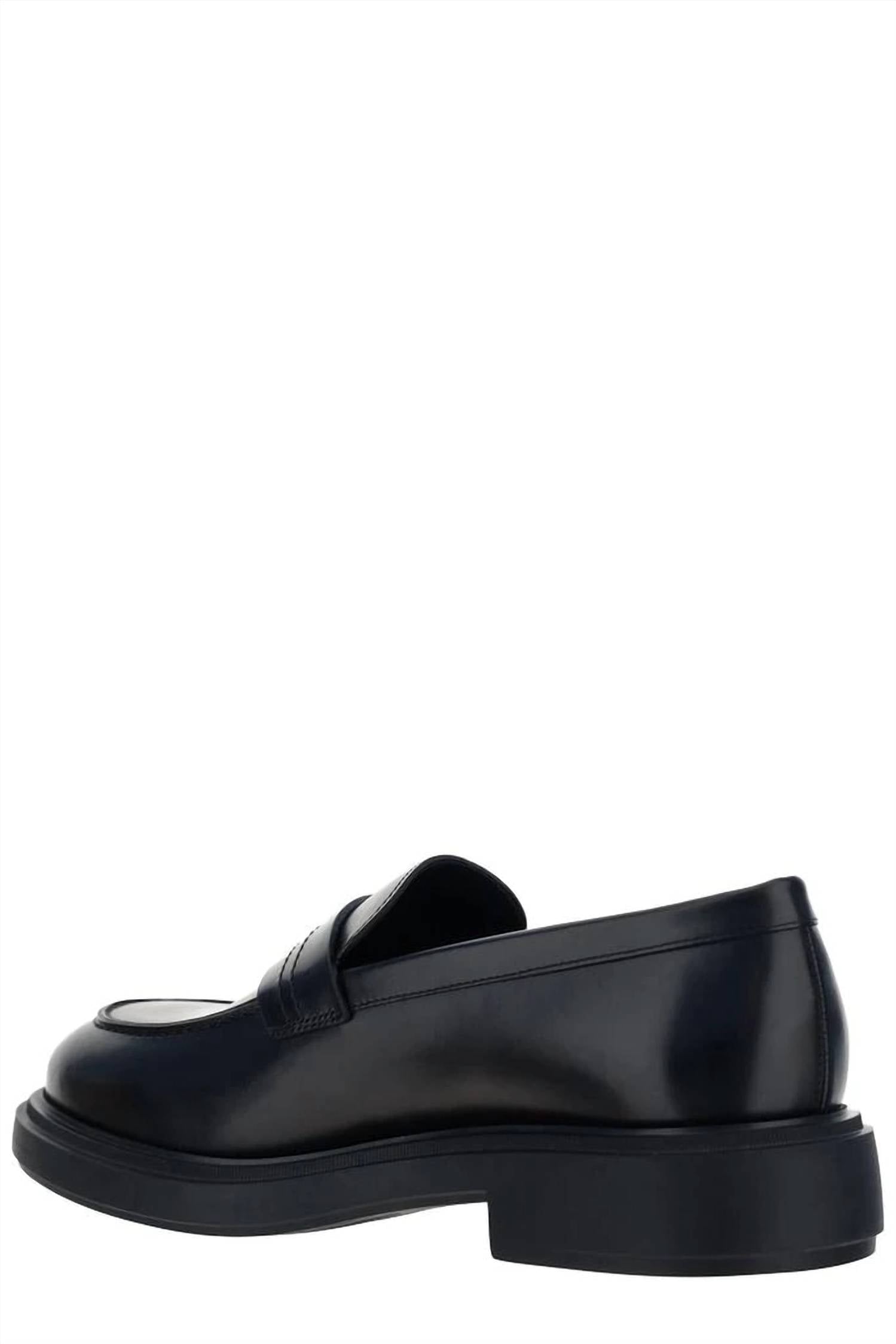 Salvatore Ferragamo - Men's Caligola Logo Embossed Slip-on Loafers