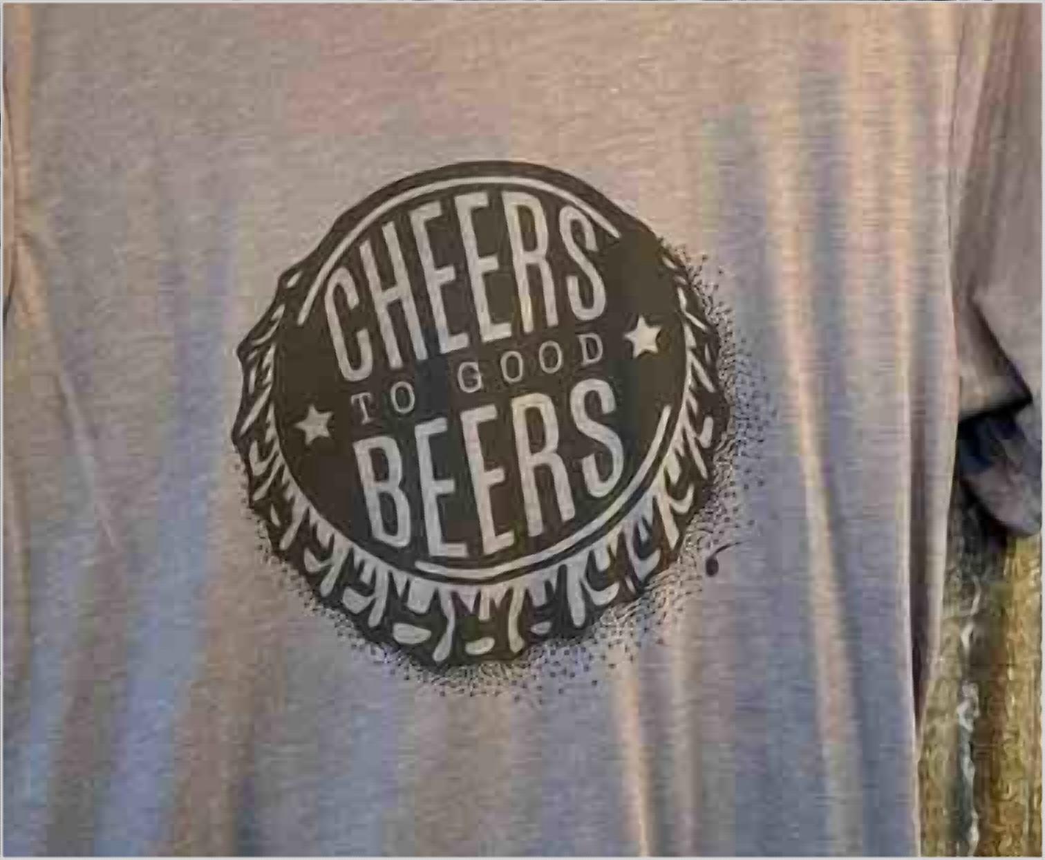 The Minted Olive - Men's Cheers To Good Beers Tee