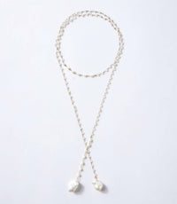 Native Gem - Women's Pearl And Moonstone Necklace