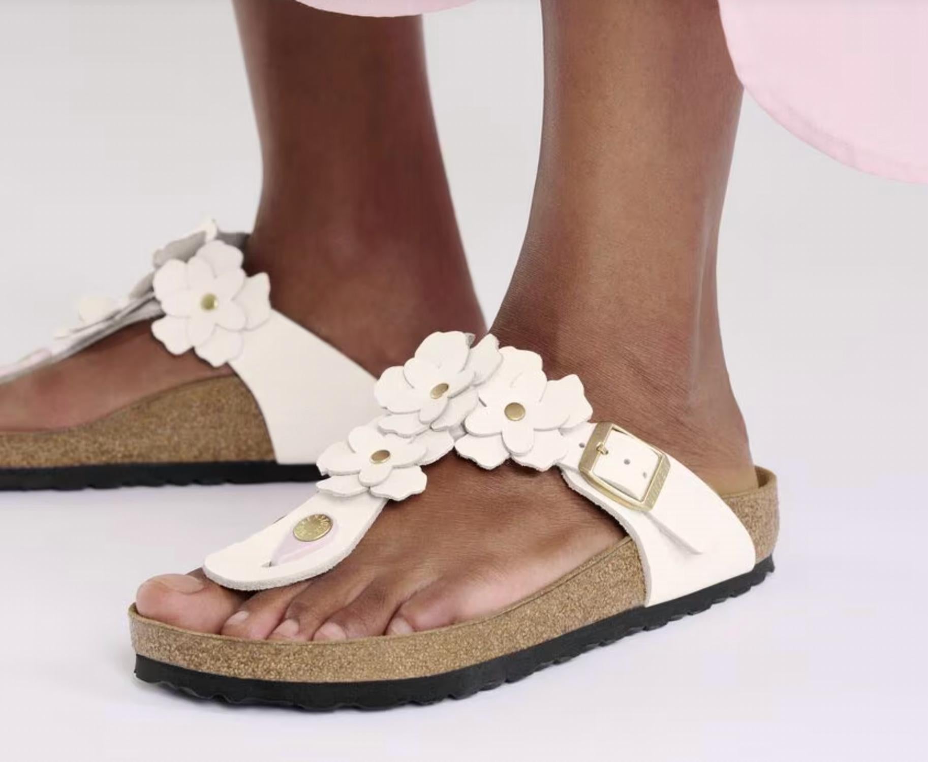 Birkenstock - Women's Gizeh Flower Sandals