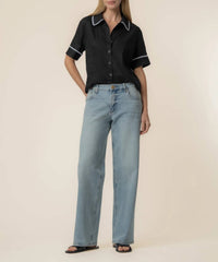 Kut From The Kloth - Marisol Linen Top