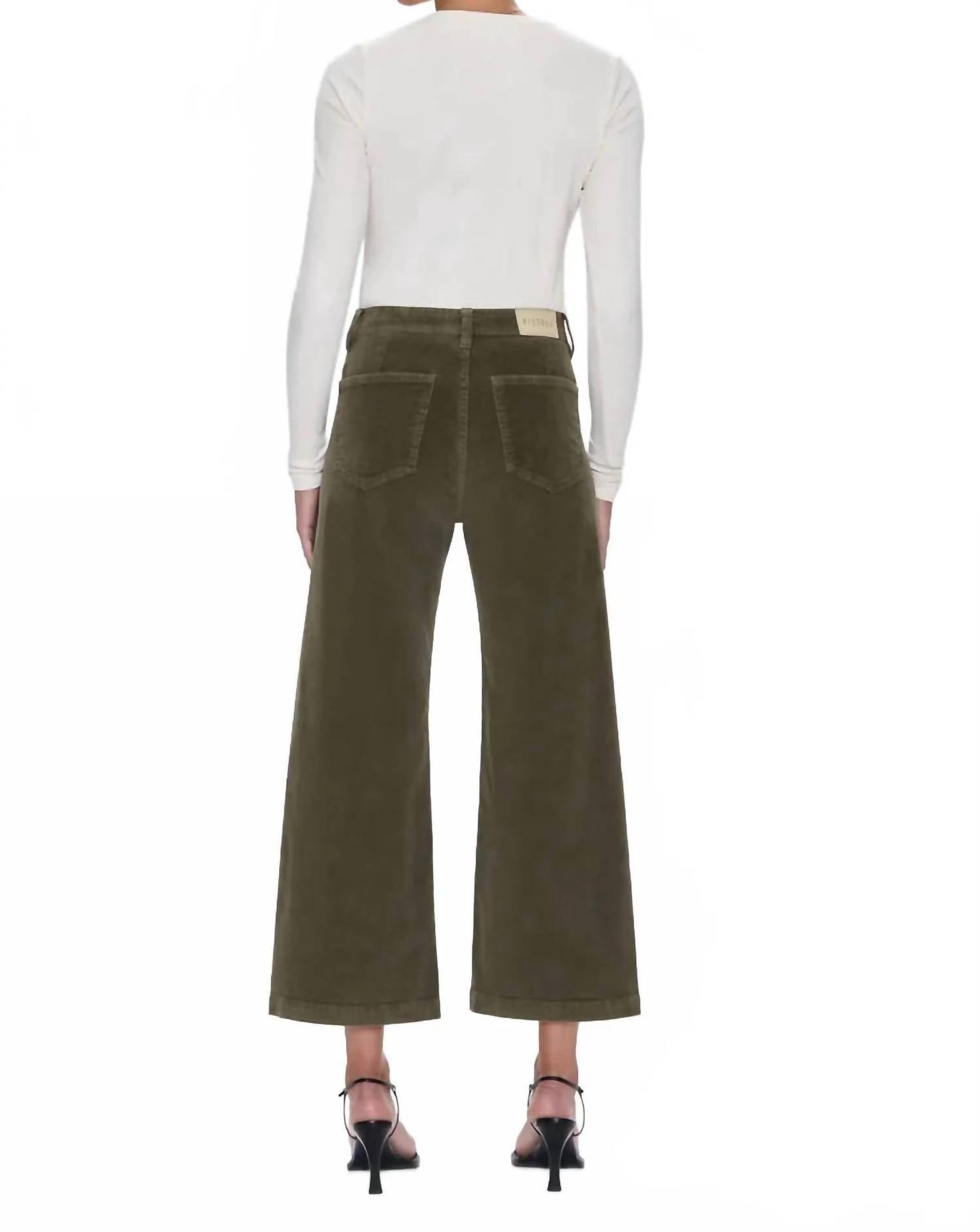 Pistola - Penny Crop High Rise Wide Leg Jeans