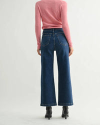 Just Black Denim - Patch Pocket Wide Leg Jean