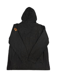 Columbia Men's Hooded Jacket With A Plaid Inner Lining in black - men's jacket - detail view