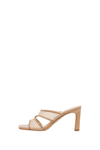 Dolce Vita Women's Gitel Mesh Heels in light tan mesh - women's heels