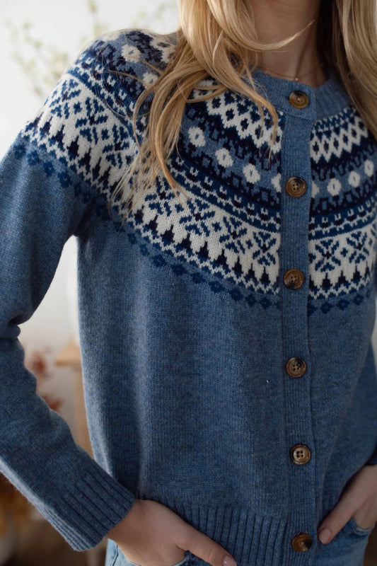 Marea - Louise Fair Isle Cardigan