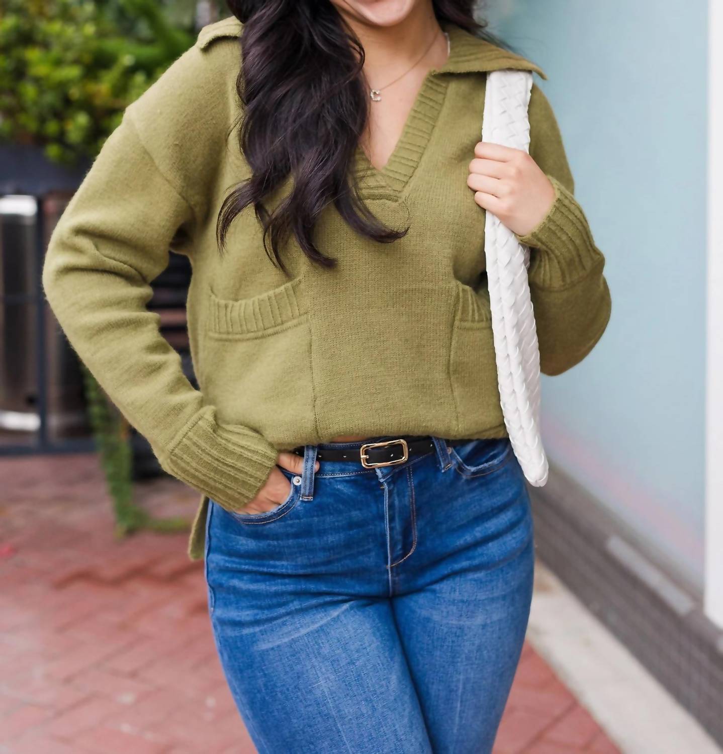 So Me - Cozy Up V-neck Sweater