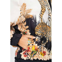 Flora Ashley - Front Zip Silk Jacket