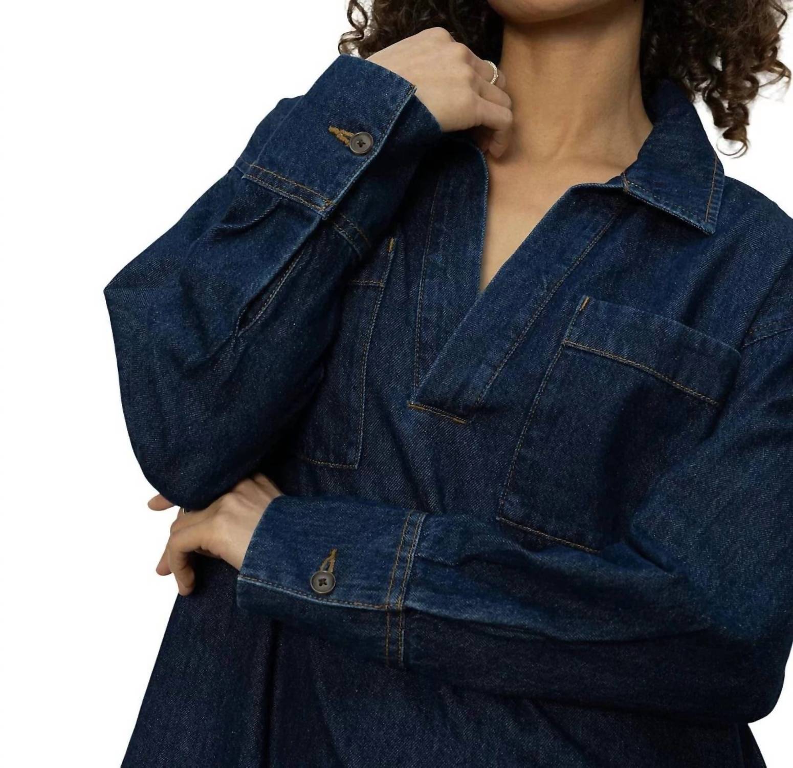 Sanctuary - All-day Denim Tunic Mini Dress