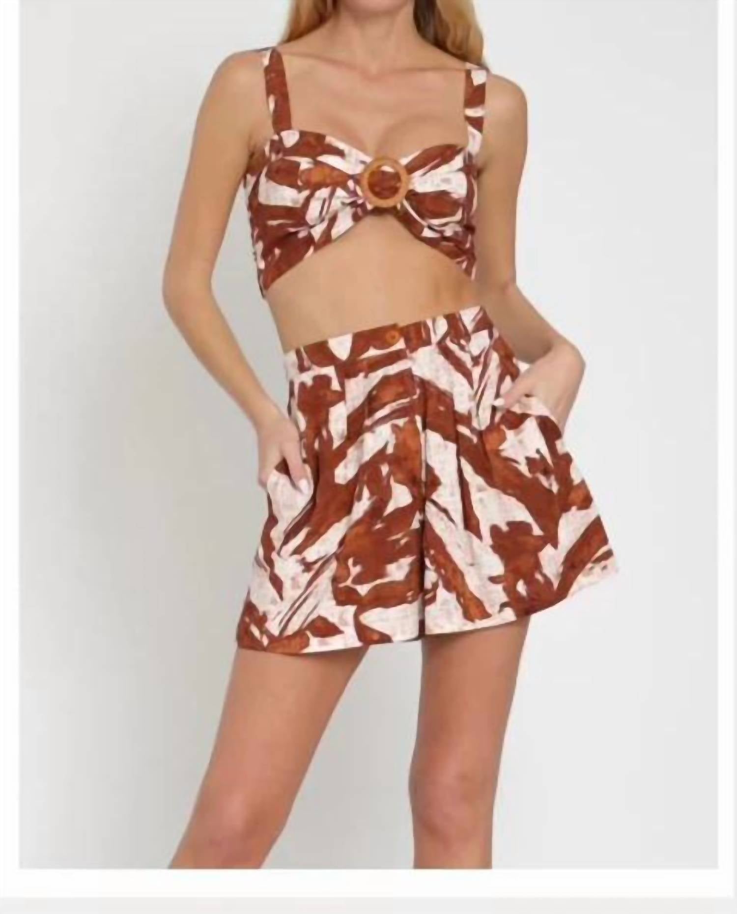 Aakaa - Lexi Top And Skirt Set
