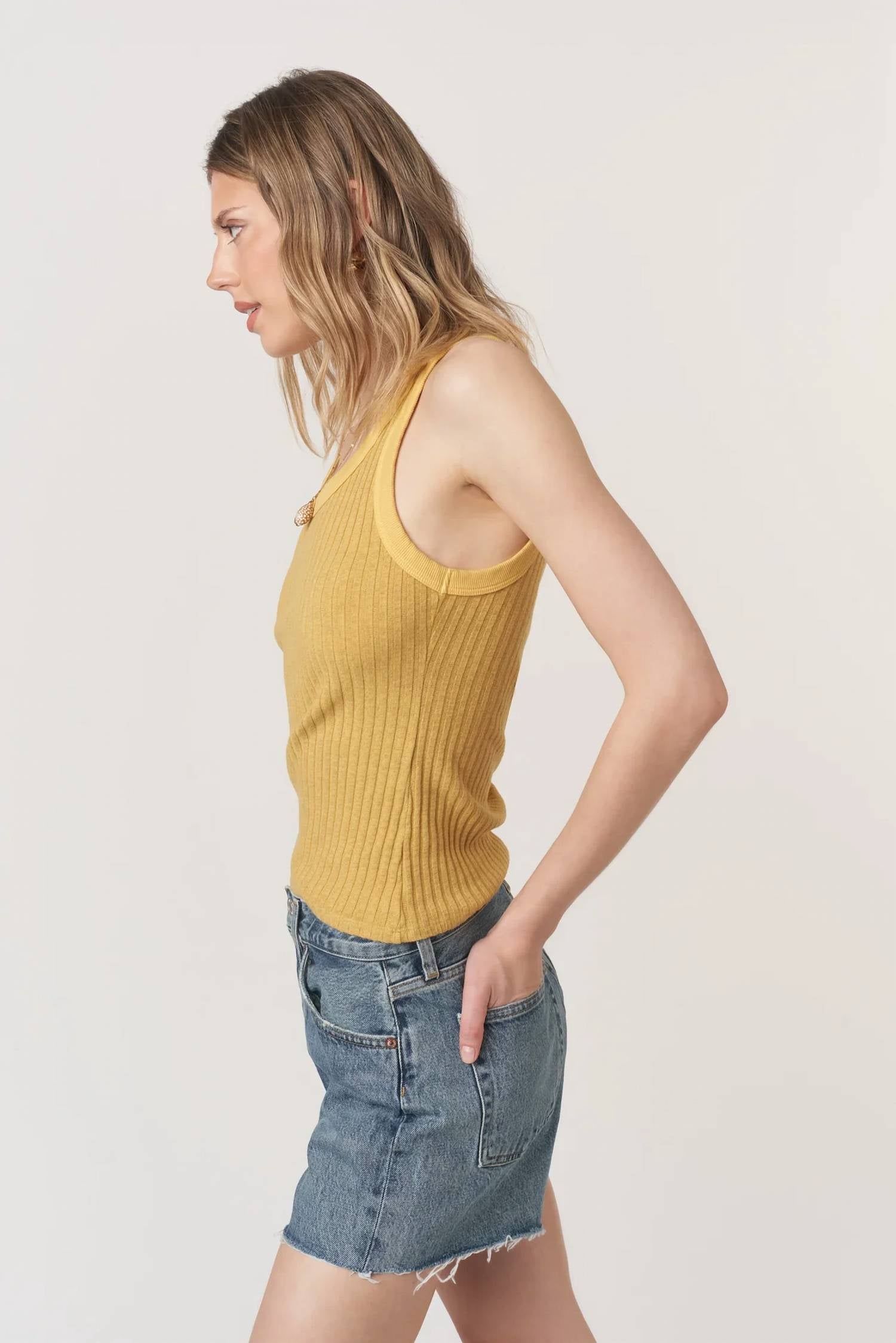 Project Social T - Cooper Sweater Rib Tank Top