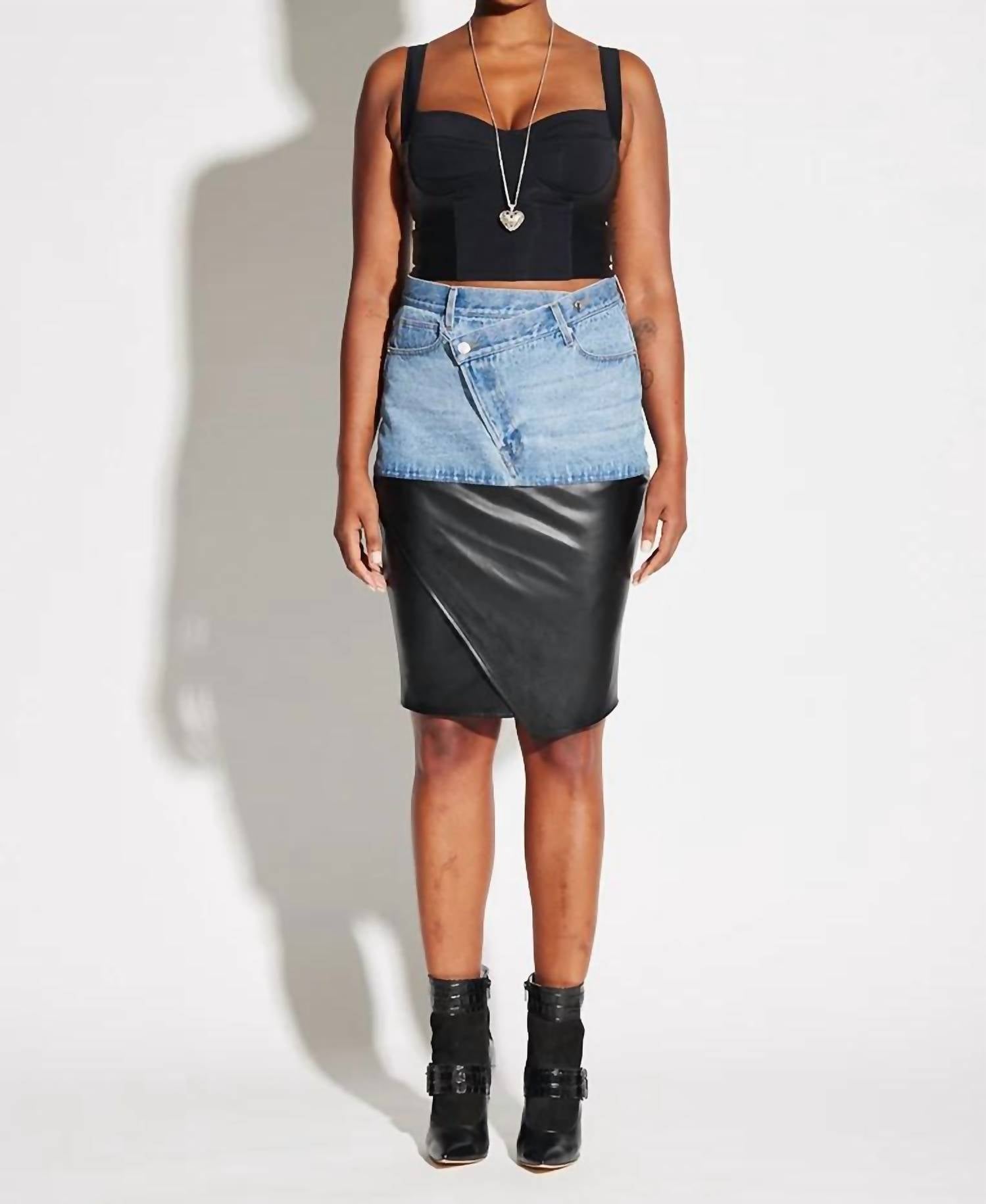 Circular Path - Combo Mini Skirt