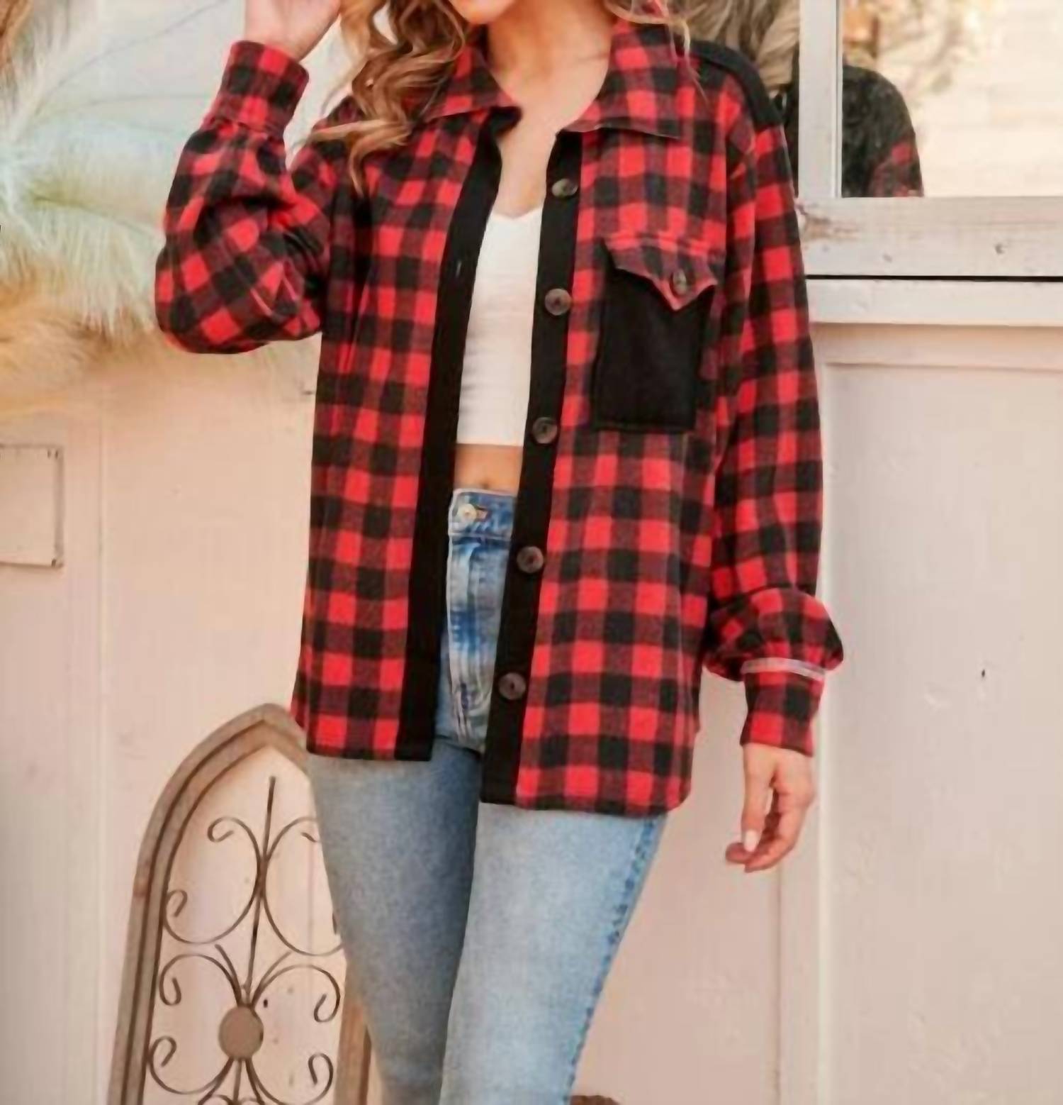 Hailey & Co - Let's Go Bison Shirt Jacket