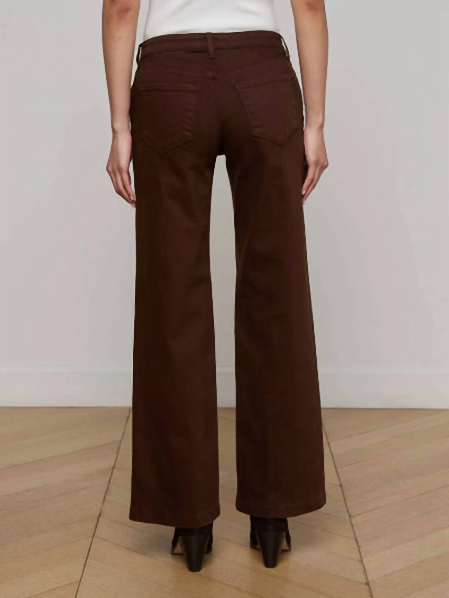 L'Agence - Joanne Low Rise Wide Leg Jean
