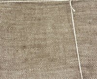 Linenme - Choco Chevron Linen Tablecloth