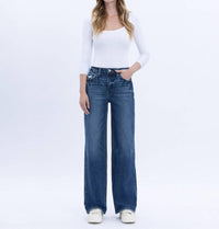 Vervet By Flying Monkey - 90's Super High Rise Wide Jeans