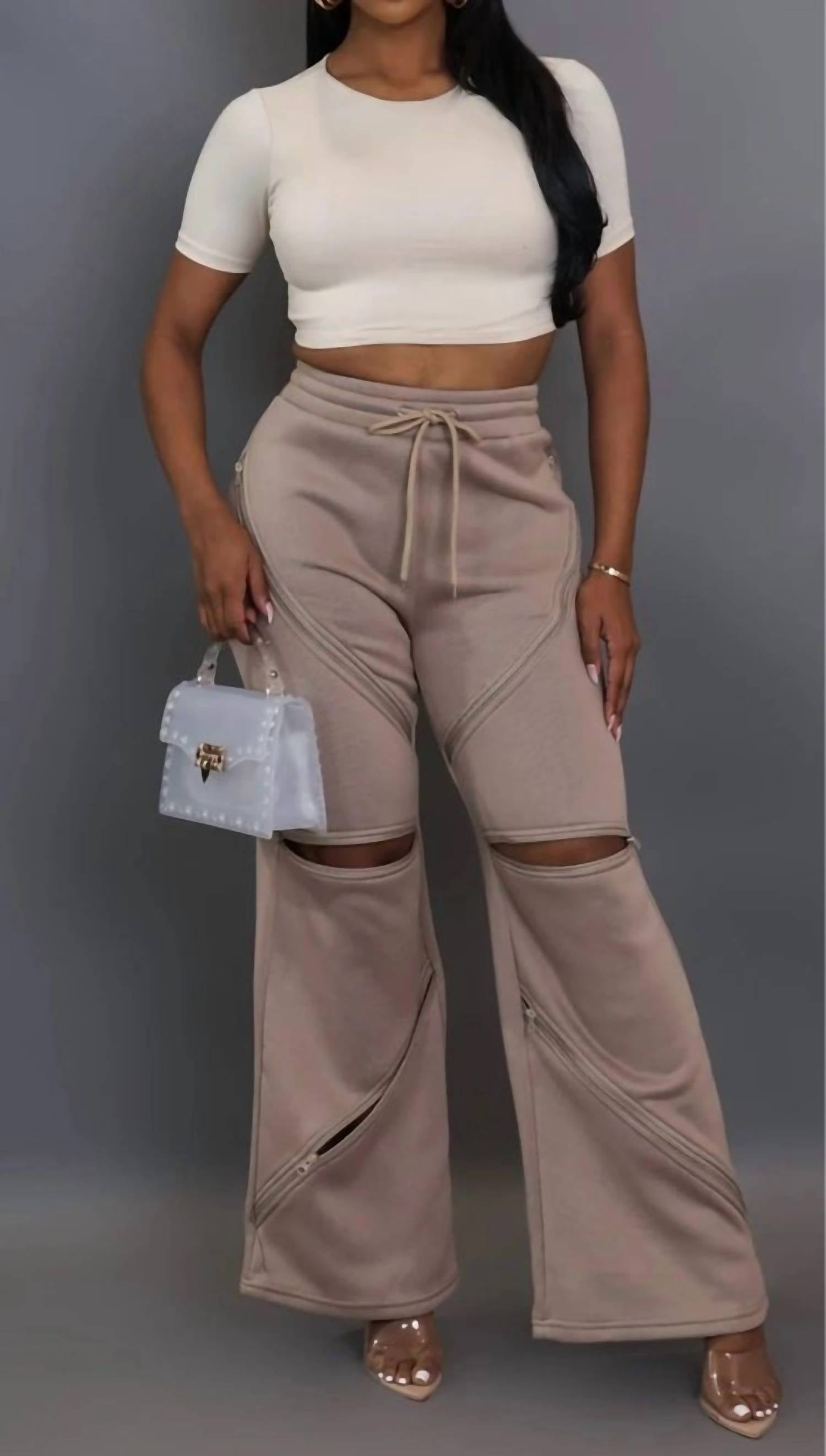 Fancy Dream Usa - Women's Zip It Up Sweatpants