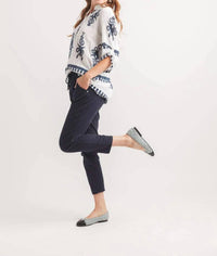 Papillon - Boho Printed Henley Top