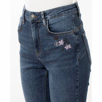 Desigual - Floral Embroidered Skinny Jean