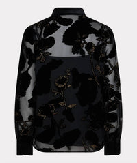 Esqualo - Burnout Flower Blouse