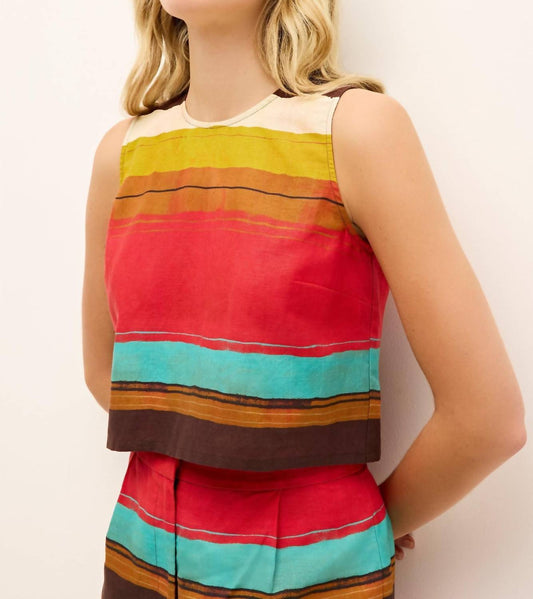 Marie Oliver - Fallon Sleveless Cropped Top