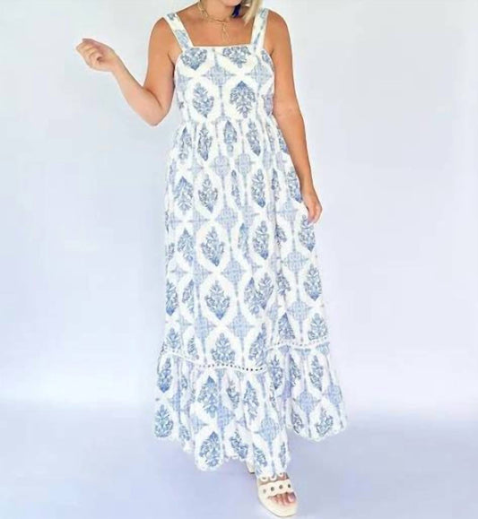 Karlie - French Vintage Floral Tank Dress