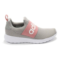 adidas Girl's Lite Racer Adapt 4.0 Running Shoes in grey - kids' sneaker - detail view