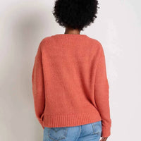 TOAD&CO Cotati Dolman Sweater Top in harvest - women's sweater - detail view
