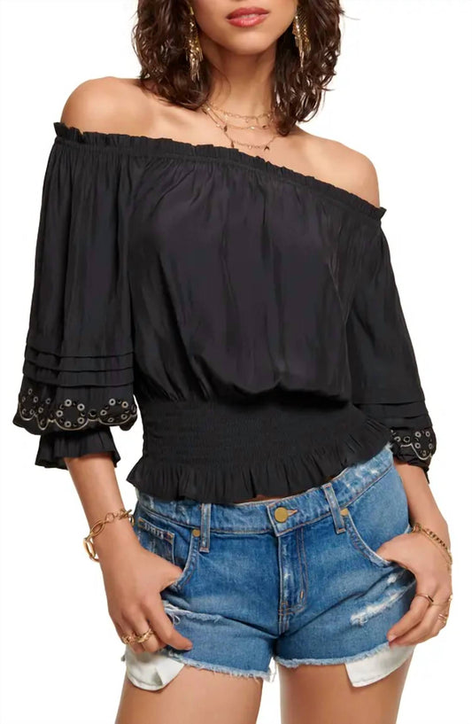 CLARA OFF-THE-SHOULDER TOP