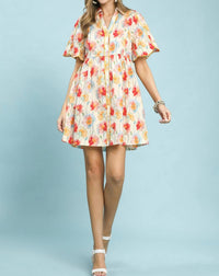 Umgee - Floral Print Dress