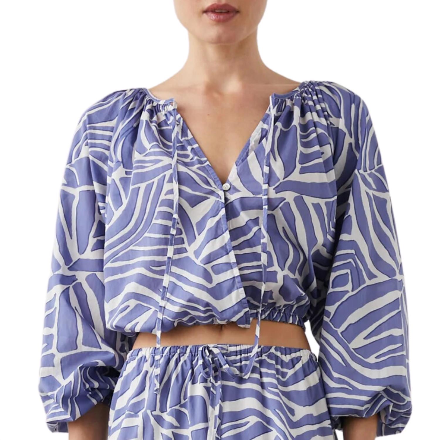 Rails Women's Katia Top in island waves - women's blouse