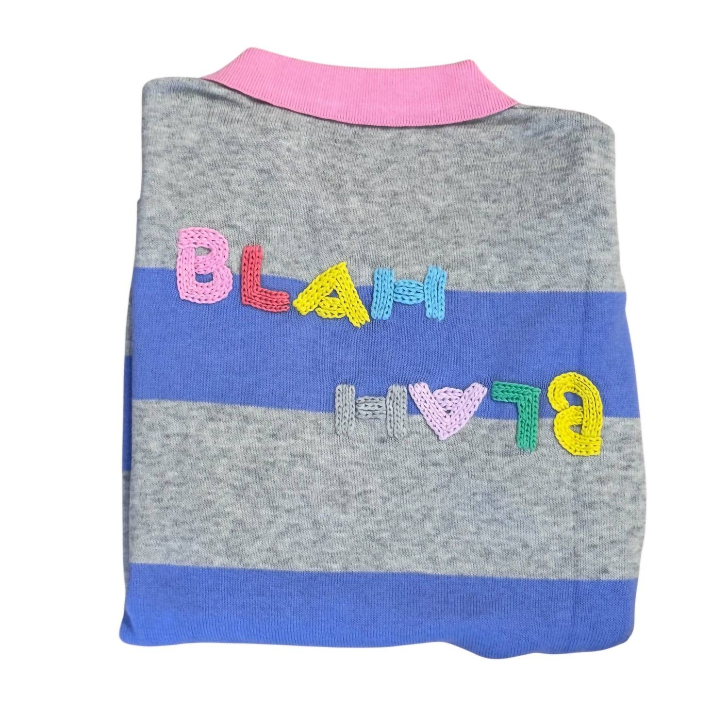 Zaket & Plover - Blah Blah Rugby Sweater