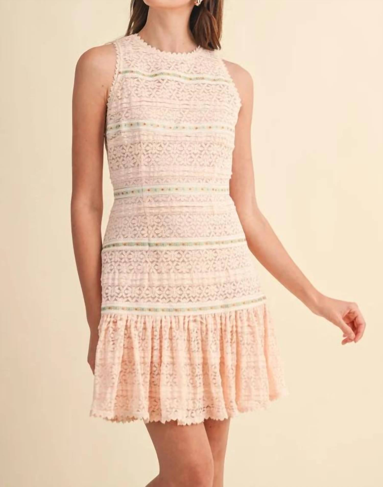&Merci - Crochet Trim Dress