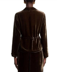Eileen Fisher - High Collar Velvet Jacket