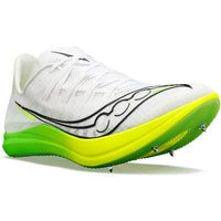 SAUCONY Women's Terminal Vt Spike Shoes in white slime - women's shoe - view 4