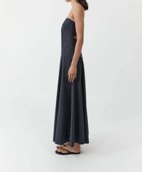 St. Agni - Strapless Rouleau Maxi Dress