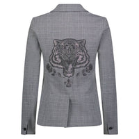 Hipchik - Tiger Black Plaid Blazer